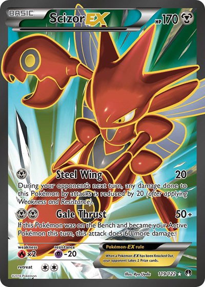 Scizor EX (Full Art) 119 — BREAKpoint