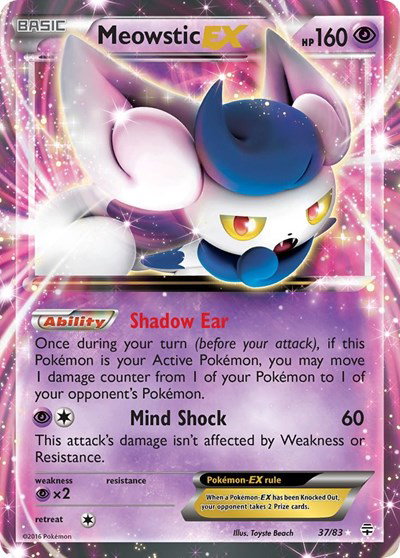 Meowstic EX 37 — Generations