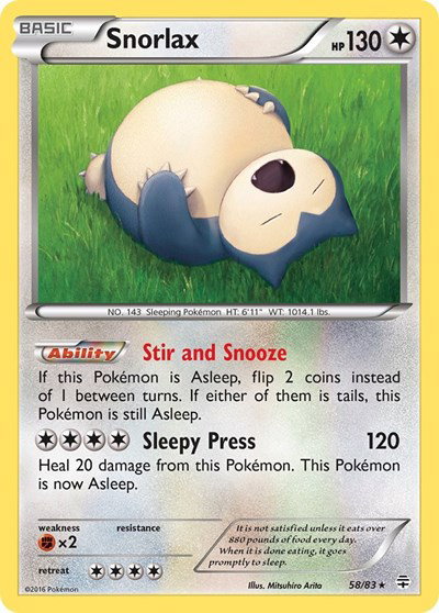 Snorlax 58 — Generations