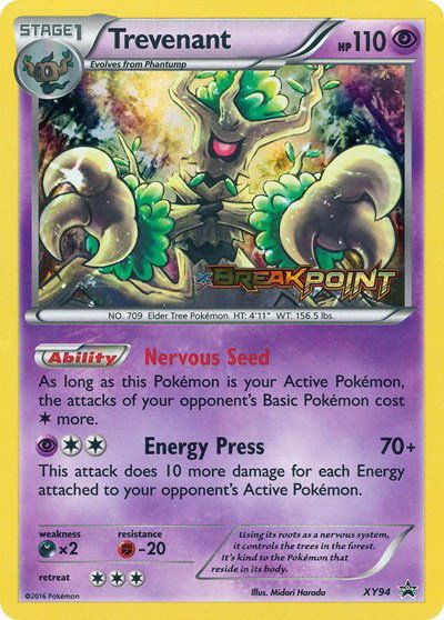 Trevenant (Prerelease) XY94 — XY Promos