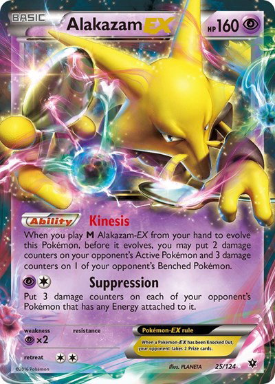 Alakazam EX 25 — Fates Collide