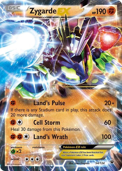 Zygarde EX 54 — Fates Collide