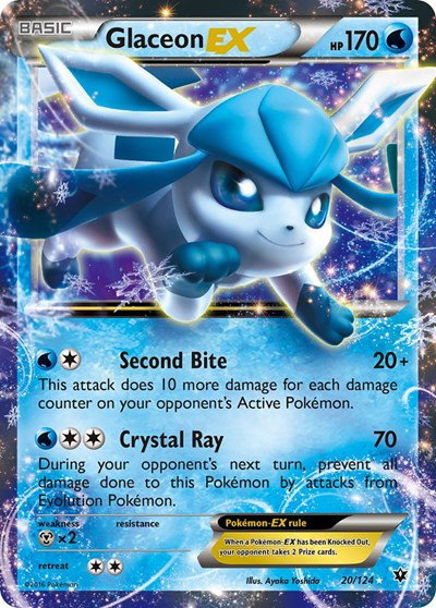Glaceon EX 20 — Fates Collide