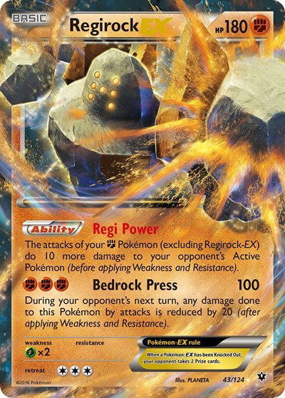 Regirock EX 43 — Fates Collide