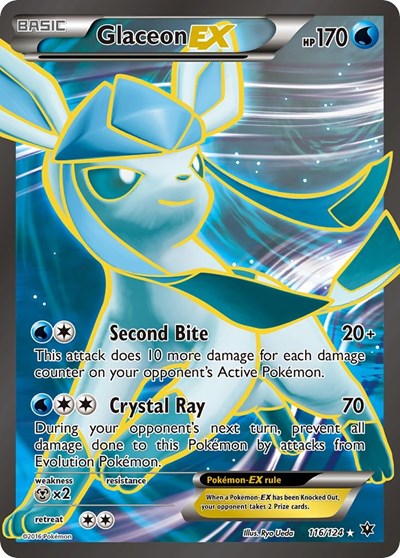 Glaceon EX (Full Art) 116 — Fates Collide
