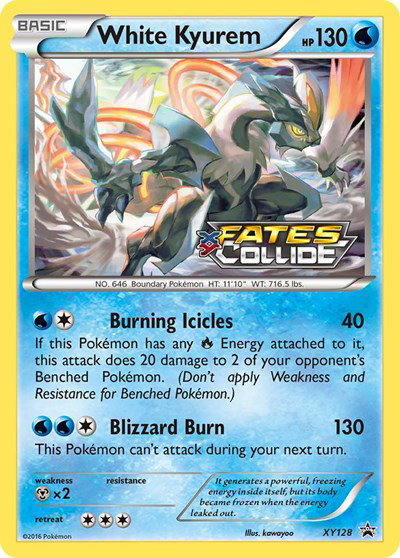 White Kyurem (Prerelease) XY128 — XY Promos