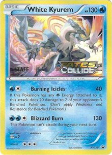 White Kyurem (Staff Prerelease) XY128 — XY Promos