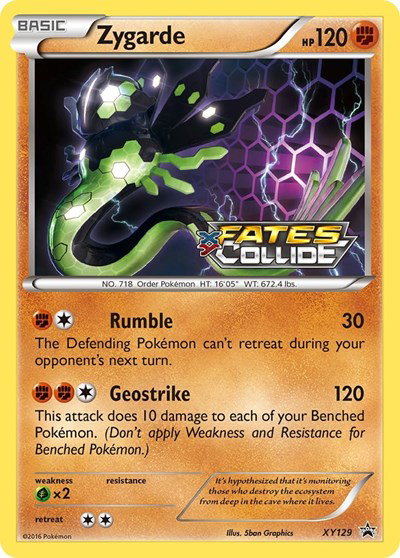 Zygarde (Prerelease) XY129 — XY Promos