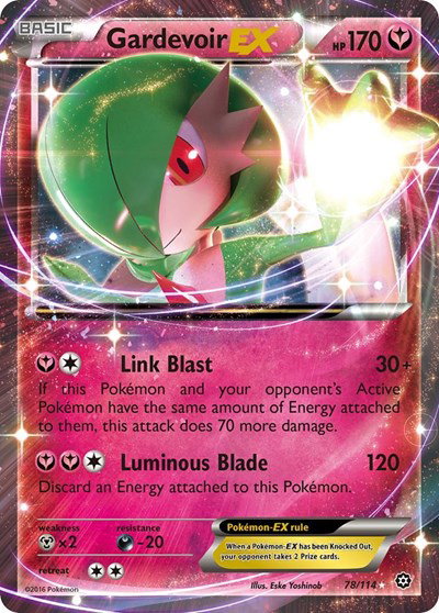Gardevoir EX 78 — Steam Siege