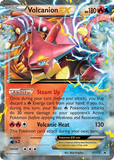 Volcanion EX XY173 — XY Promos
