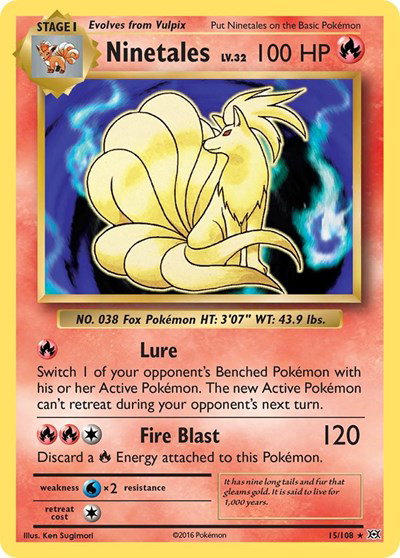 Ninetales 15/108 — Evolutions