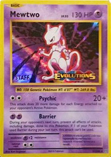 Mewtwo (Staff Prerelease) 51/108 — XY Promos