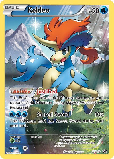 Keldeo XY118 — XY Promos