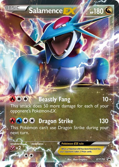 Salamence EX XY170 — XY Promos