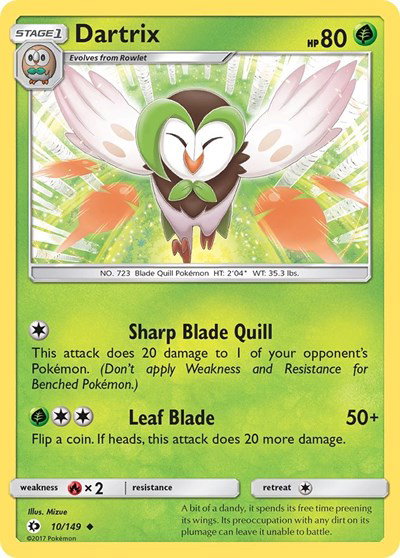 Dartrix 10 — Sun & Moon Base Set