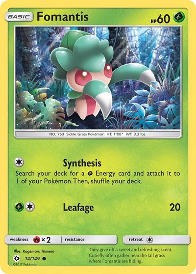 Fomantis 14 — Sun & Moon Base Set
