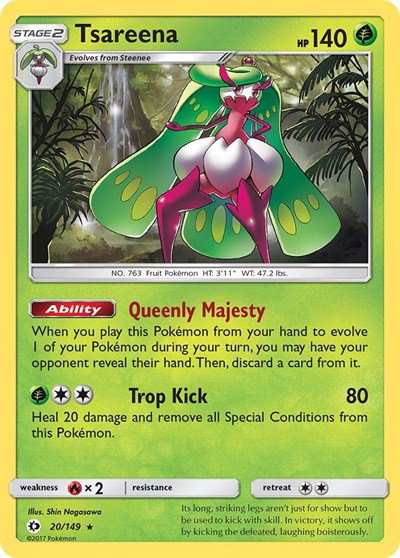 Tsareena 20 — Sun & Moon Base Set