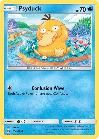 Psyduck 28 — Sun & Moon Base Set
