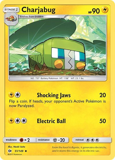 Charjabug 51 — Sun & Moon Base Set