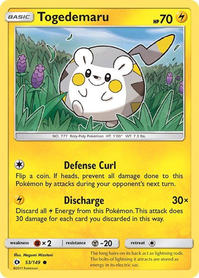 Togedemaru 53 — Sun & Moon Base Set
