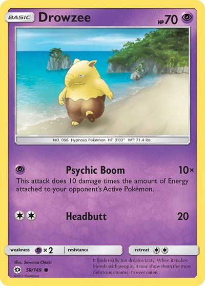 Drowzee 59 — Sun & Moon Base Set