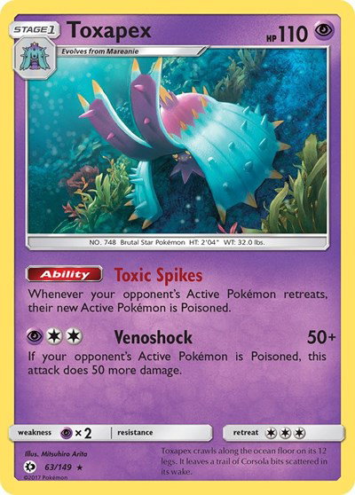 Toxapex 63 — Sun & Moon Base Set