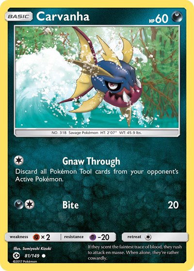 Carvanha 81 — Sun & Moon Base Set