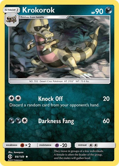 Krokorok 84 — Sun & Moon Base Set