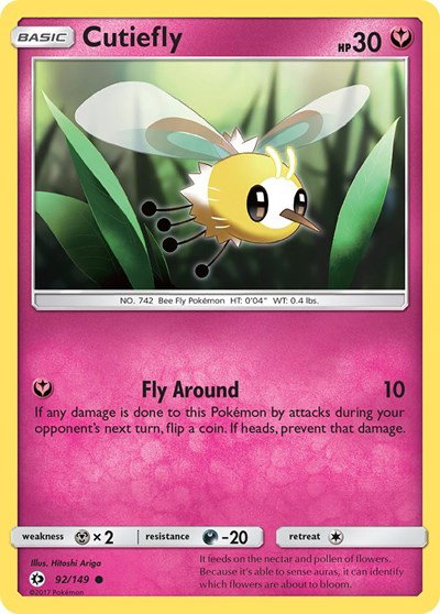 Cutiefly 92 — Sun & Moon Base Set