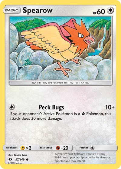 Spearow 97 — Sun & Moon Base Set
