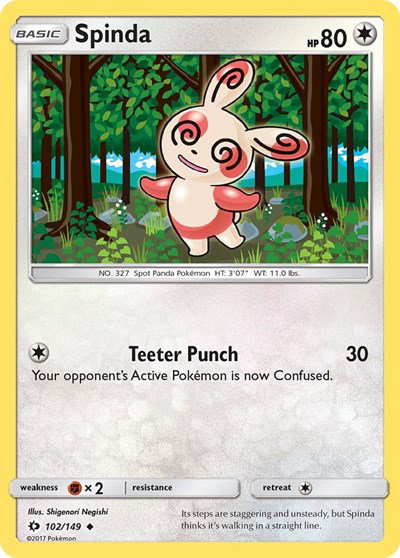 Spinda 102 — Sun & Moon Base Set