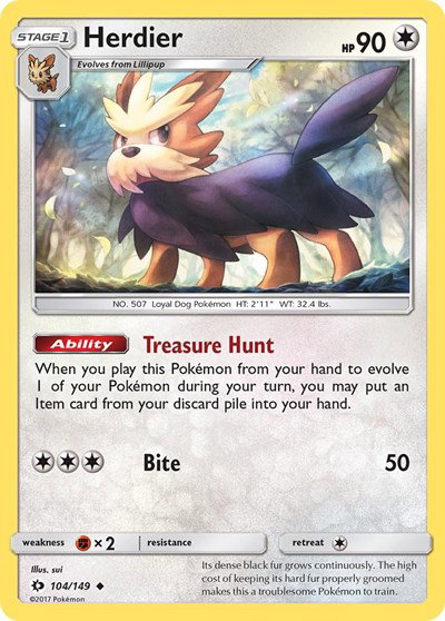Herdier 104 — Sun & Moon Base Set