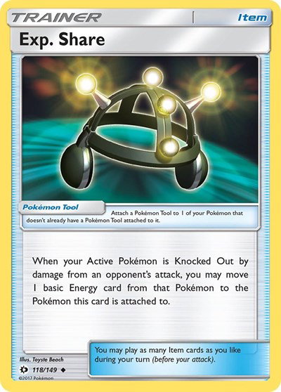Exp. Share 118 — Sun & Moon Base Set