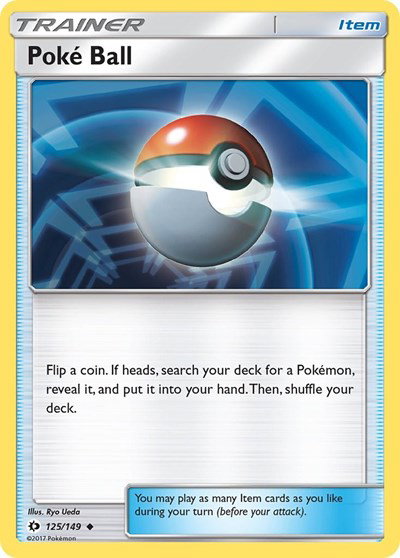 Poke Ball 125 — Sun & Moon Base Set
