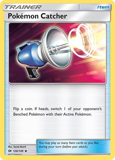Pokemon Catcher 126 — Sun & Moon Base Set