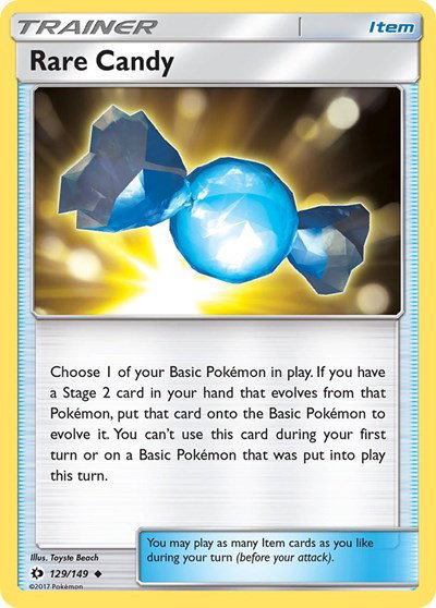 Rare Candy 129 — Sun & Moon Base Set