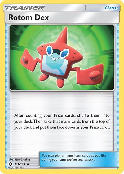 Rotom Dex 131 — Sun & Moon Base Set