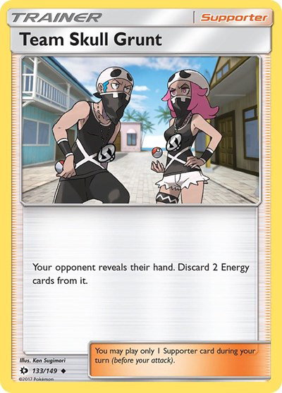 Team Skull Grunt 133 — Sun & Moon Base Set