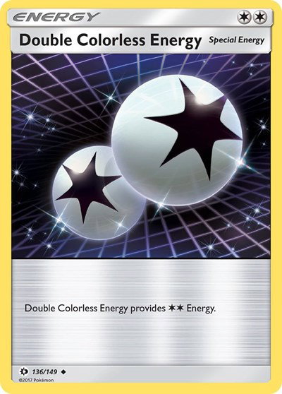 Double Colorless Energy 136 — Sun & Moon Base Set