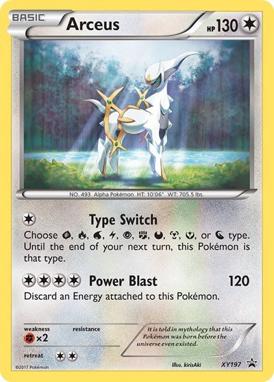 Arceus XY197 — XY Promos