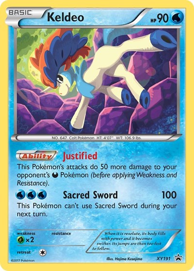Keldeo XY191 — XY Promos