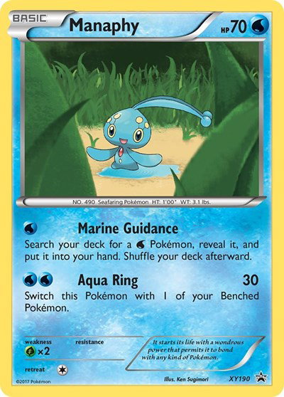 Manaphy XY190 — XY Promos