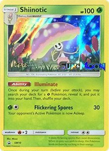 Shiinotic (Staff Prerelease) SM10 — Sun & Moon Promo