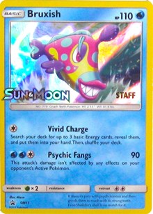 Bruxish (Staff Prerelease) SM11 — Sun & Moon Promo