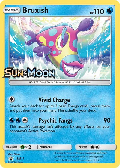 Bruxish (Prerelease) SM11 — Sun & Moon Promo