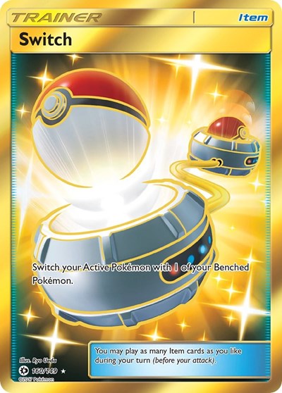 Switch (Secret) 160 — Sun & Moon Base Set