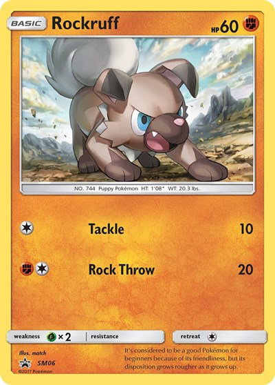 Rockruff SM06 — Sun & Moon Promo