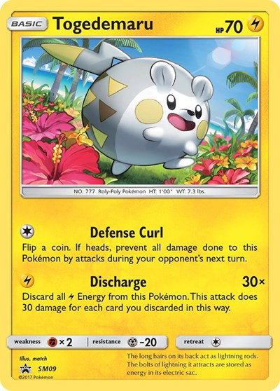 Togedemaru SM09 — Sun & Moon Promo