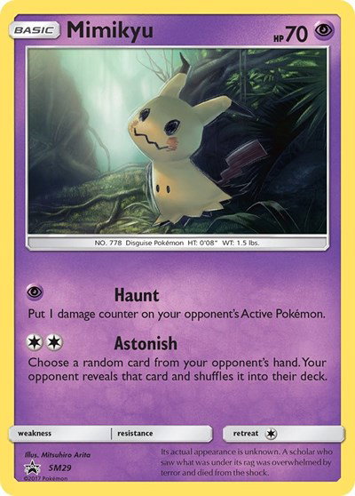 Mimikyu SM29 — Sun & Moon Promo
