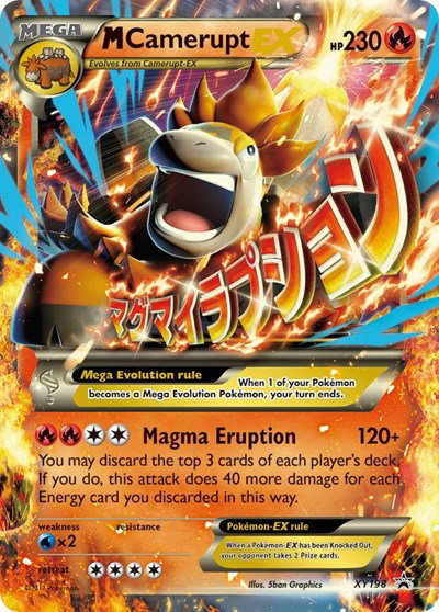 M Camerupt EX XY198 — XY Promos